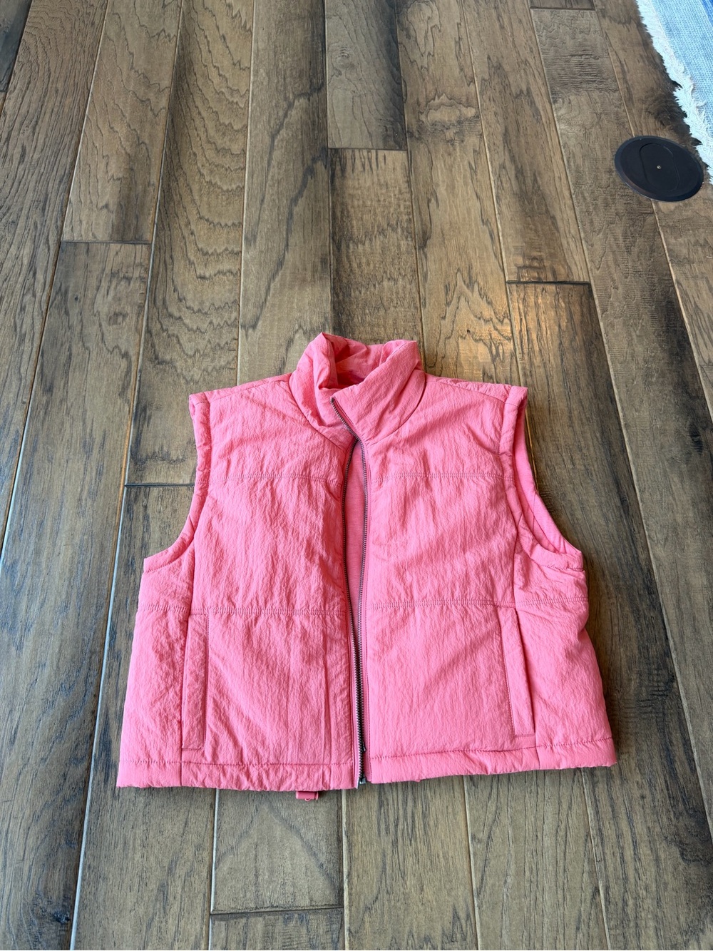 Thread & Supply Pink Quilted Sleeveless Vest
